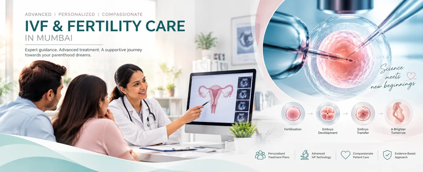 Illustrative fertility consultation and IVF laboratory stages